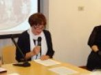 Razstava v Trstu 2013: Podpredsednica Društva za ohranjanje kulturne dediščine aleksandrink Neva Leban